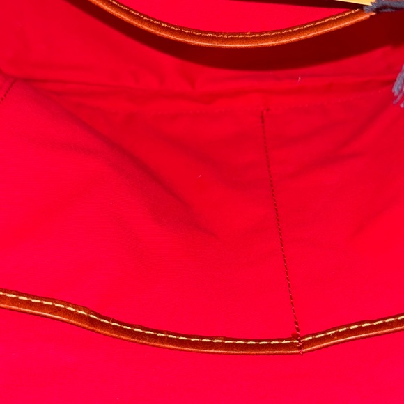 USED- Dooney and Bourke Cranberry Dome Zip Satchel. - Picture 6 of 12